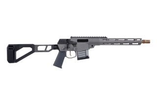Q 12" Mini Fix 5.56 Bolt Action Pistol has a grey finish